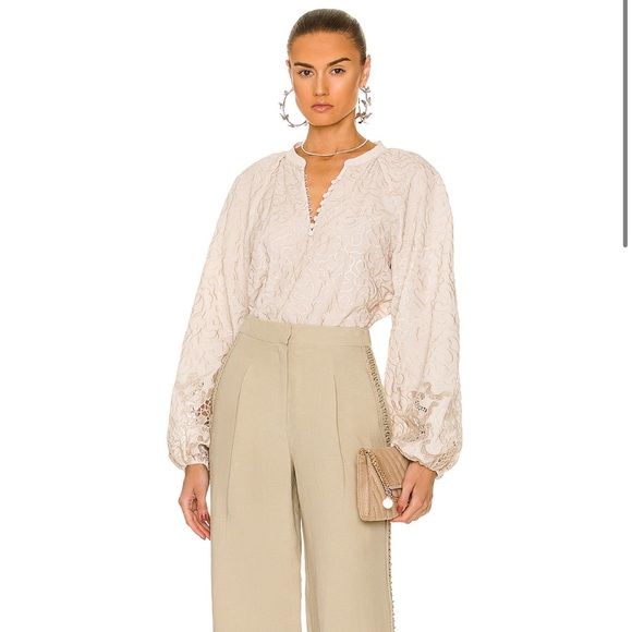 Jonathan Simkhai Tops - Jonathan Simkhai Jaid Embroidered Blouse